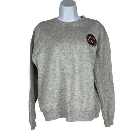 Harvard Grey Crewneck Sweatshirt By Forever 21 Womens Size S - Picture 2 of 6